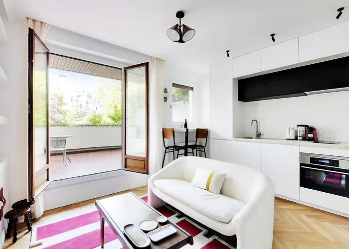 アパート Beautiful La Muette Passy Terrace - Mobility Lease *